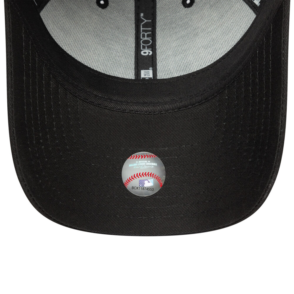 New York Yankees COLOUR BLOCK 9FORTY Strapback New Era Black/Dragon – Bild 5