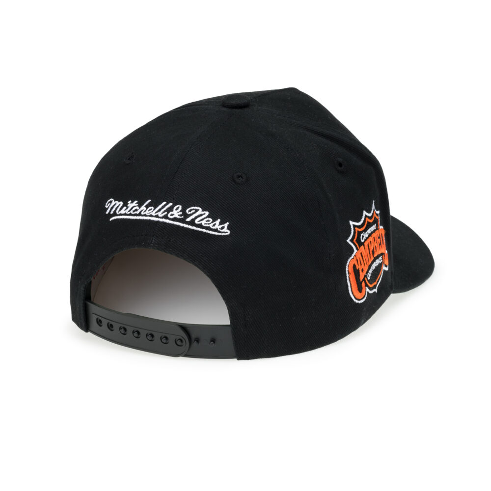 Anaheim Ducks NHL Nostalgic 2.0 Pro Crown Snapback Mitchell & Ness Black - Afbeelding 3