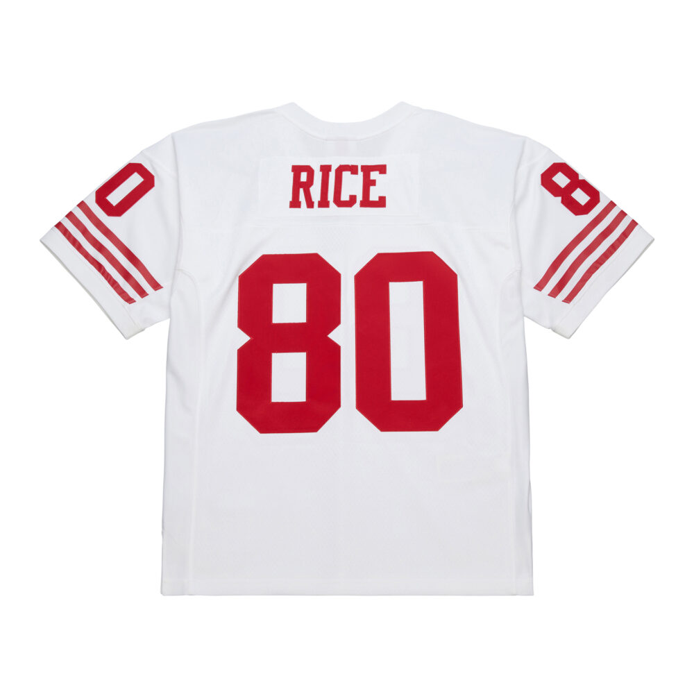Jerry Rice San Francisco 49ers 1994 NFL White Jersey Mitchell & Ness - Image 2