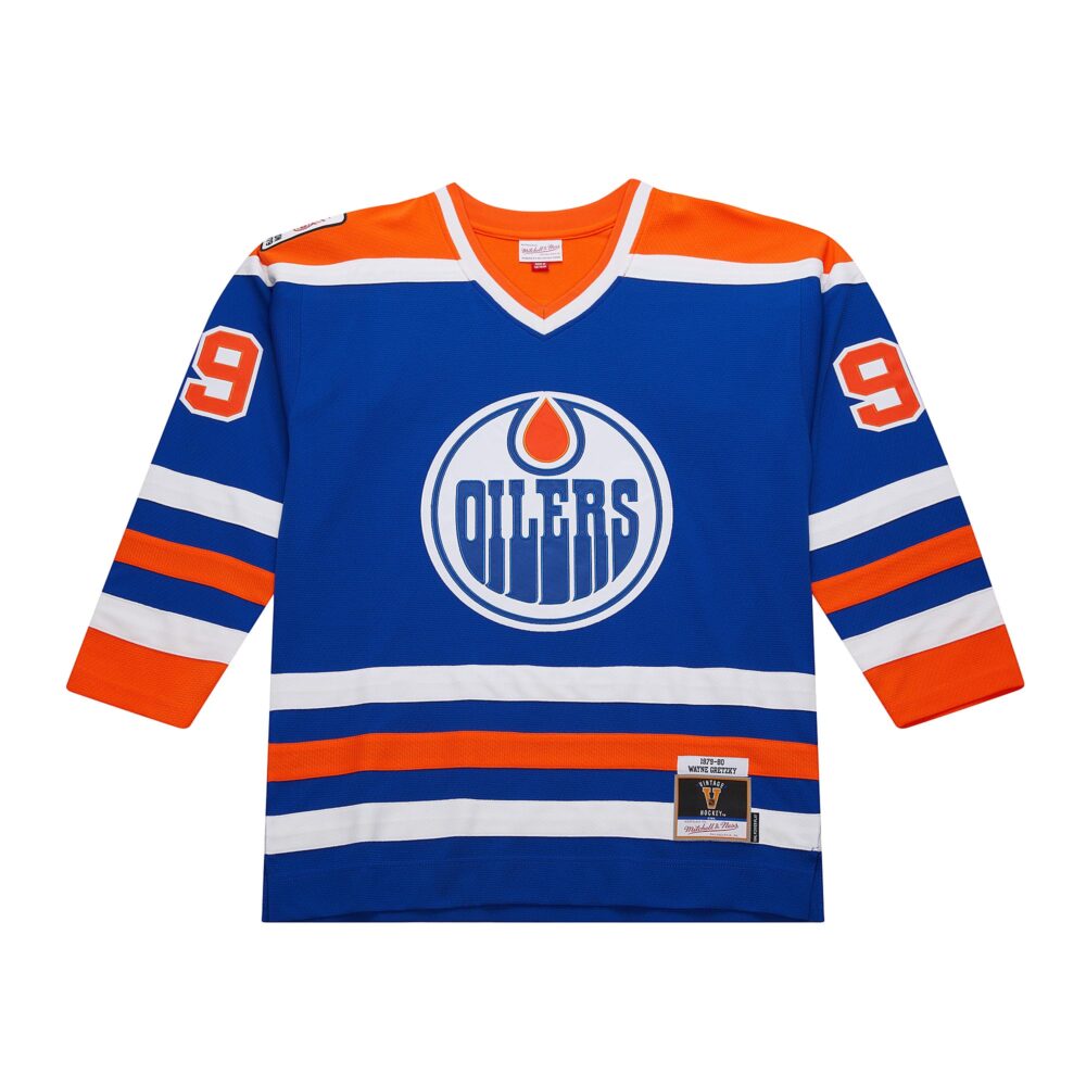 Wayne Gretzky Edmonton Oilers 1979 NHL Dark Jersey Mitchell & Ness