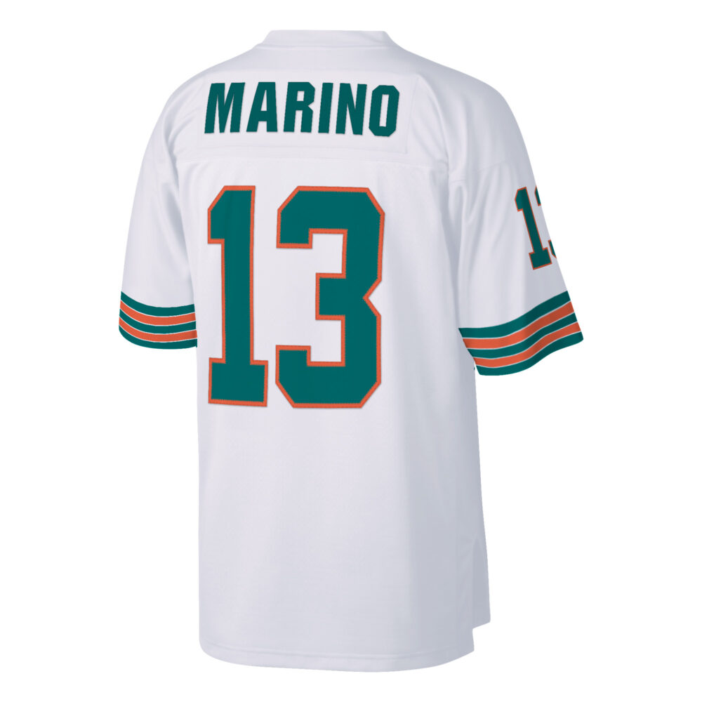 Dan Marino Miami Dolphins 1984 NFL Legacy Jersey Mitchell & Ness White - Afbeelding 3