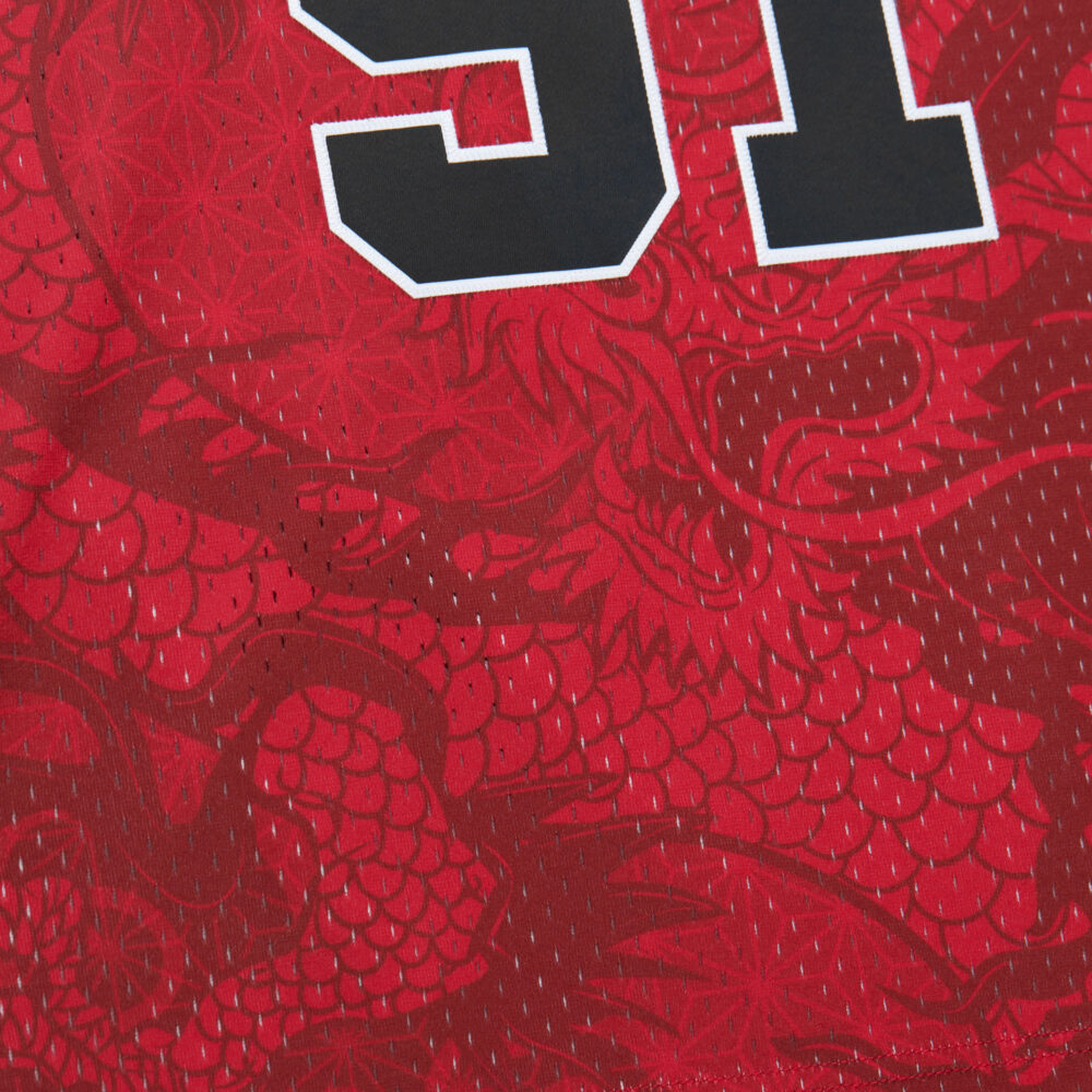 Dennis Rodman Chicago Bulls 1997-1998 NBA Asian Heritage 6.0 Fashion Swingman Jersey - Image 5