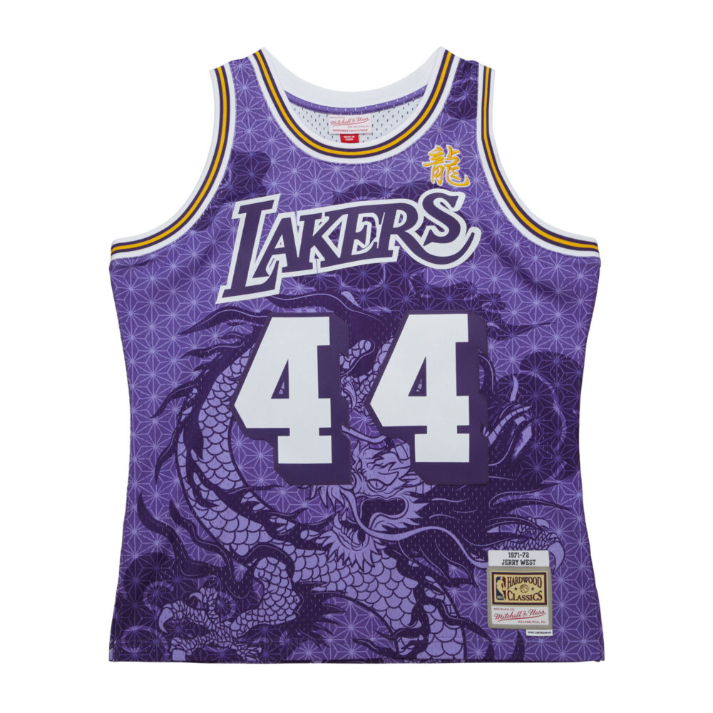 Jerry West Los Angeles Lakers 1971-1972 NBA Asian Heritage 6.0 Fashion Swingman Jersey