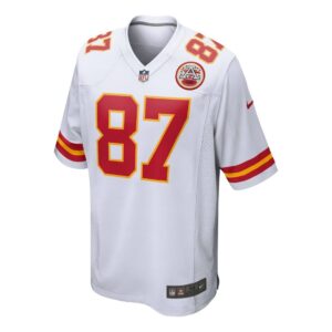 Travis Kelce Kansas City Chiefs Road NFL Game Jersey Nike