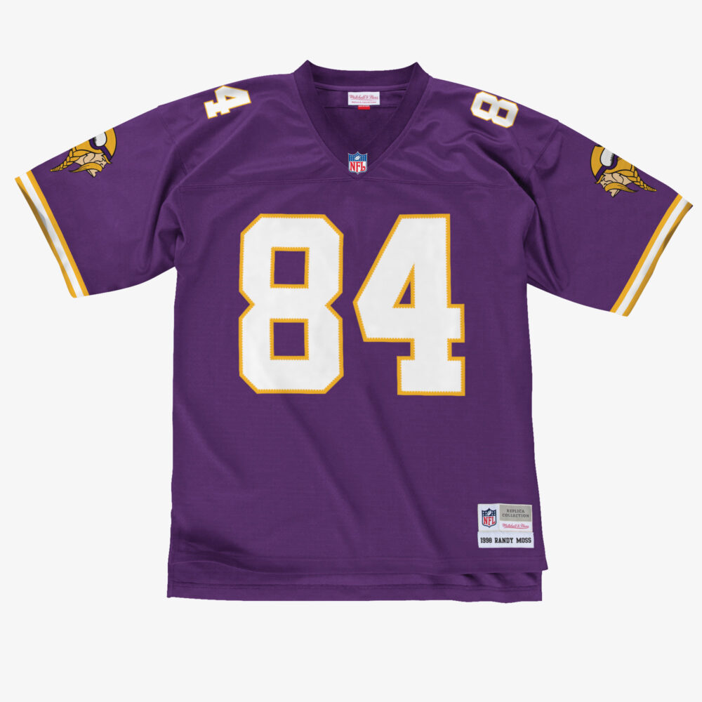 Randy Moss Minnesota Vikings 1998 NFL Legacy Jersey Mitchell & Ness Purple