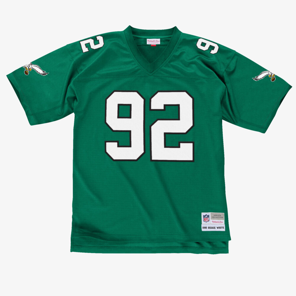 Reggie White Philadelphia Eagles 1990 NFL Legacy Jersey Mitchell & Ness