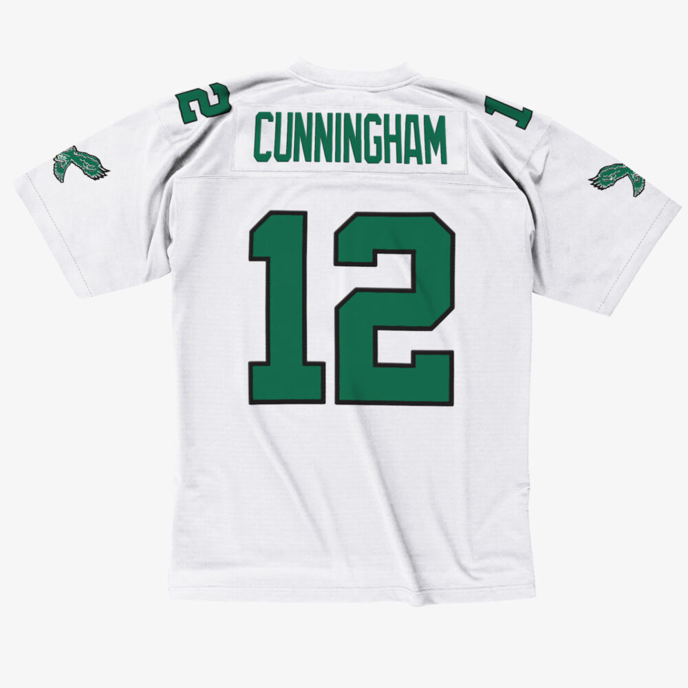 Randall Cunningham Philadelphia Eagles 1990 NFL Legacy Jersey Mitchell & Ness White - Image 2