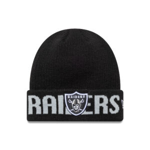Las Vegas Raiders Wordmark Beanie New Era Black