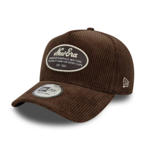 Branded Patch Cord A-Frame Snapback New Era Brown