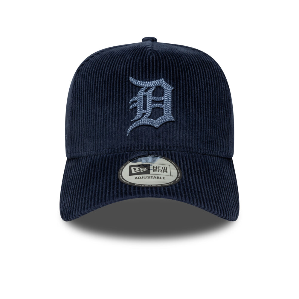 Detroit Tigers Cord MLB A-Frame Strapback New Era Navy - Afbeelding 2