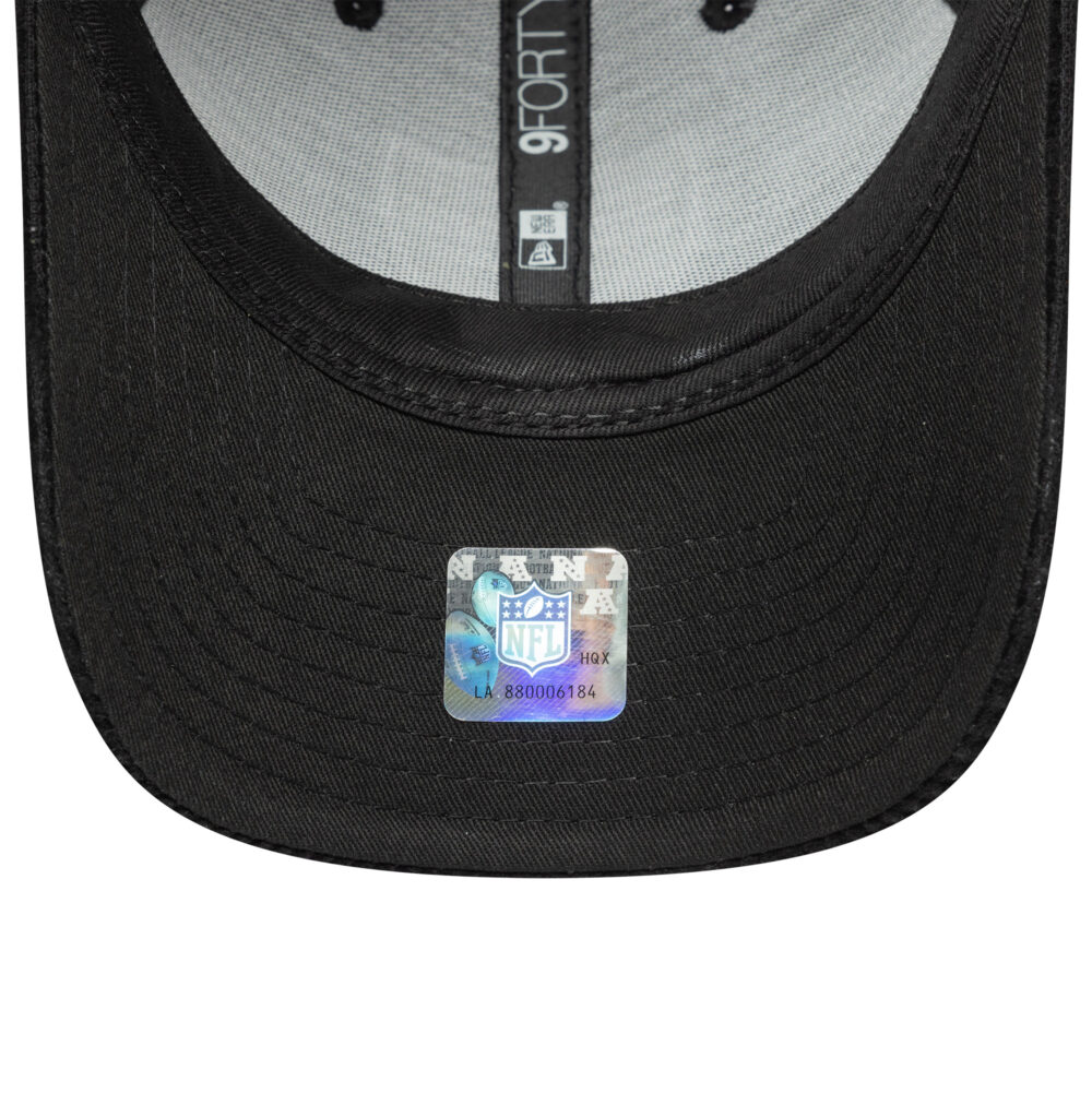 Las Vegas Raiders NFL Cord 9FORTY Snapback New Era Black – Bild 5