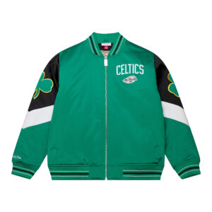 Boston Celtics NBA Throw It Back Heavyweight Satin Jacket Mitchell & Ness