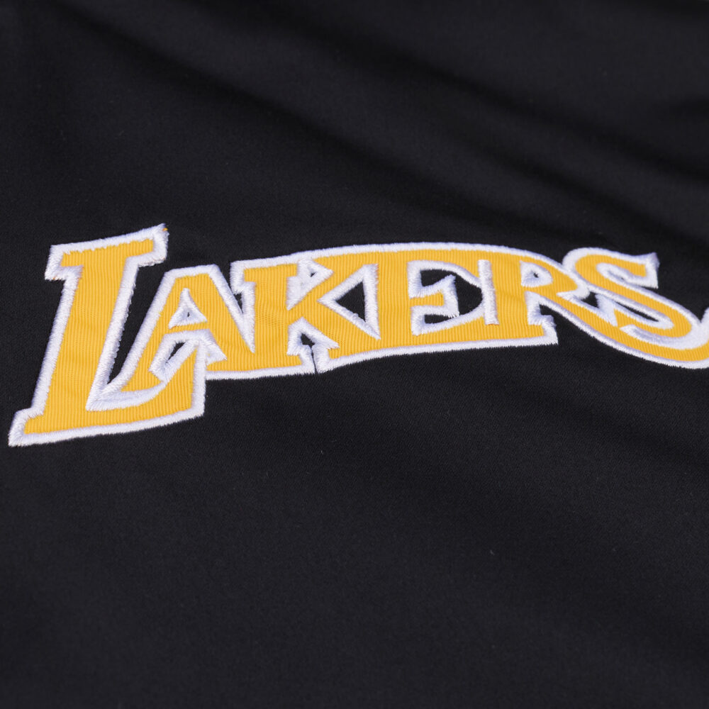 Los Angeles Lakers NBA Throw It Back Heavyweight Satin Jacket Mitchell & Ness - Image 4