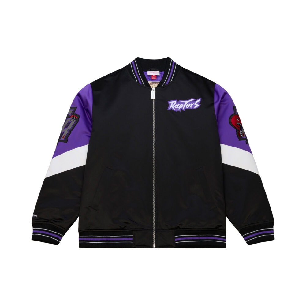 Toronto Raptors NBA Throw It Back Heavyweight Satin Jacket Mitchell & Ness