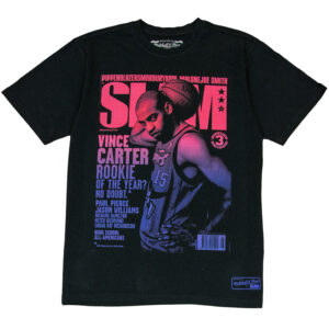 Vince Carter Toronto Raptors NBA Gradient Slam Tee Mitchell & Ness Schwarz