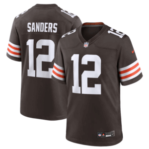 Shedeur Sanders Cleveland Browns Home NFL Game Jersey Nike